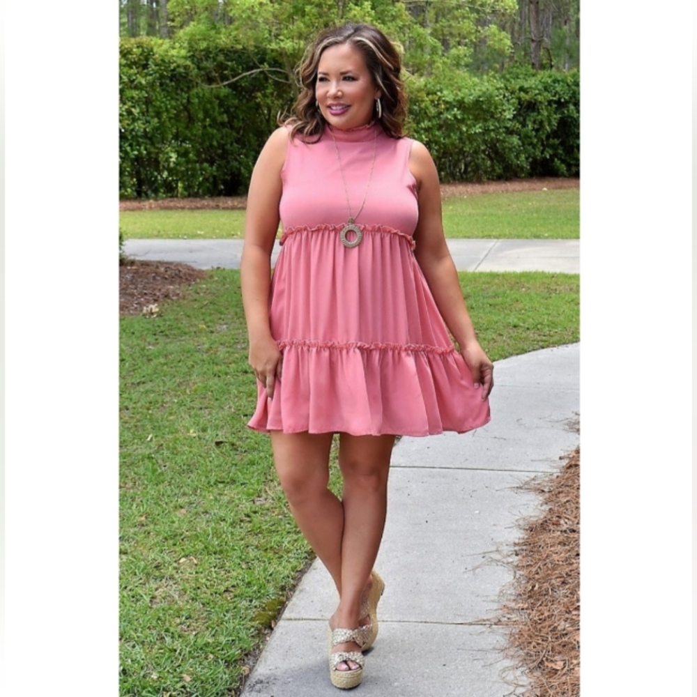 For The Fun Of It Pink Dress